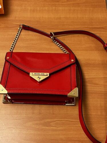 michael kors grace small patent leather crossbody bag